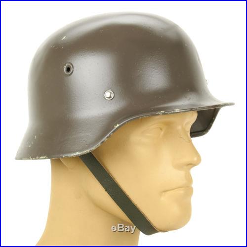 Original German M40 WWII Type Steel Helmet- Finnish M40/55, Size 59cm, US 7 3/8