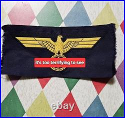 Original Kreigsmarine Breast Patch Eagle (Kriegsmarine Brustadler) German WW2