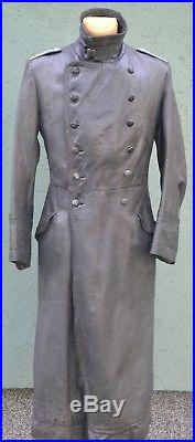Original Old German First Lieutenant Leather Coat Wehrmacht military coat