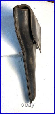 Original Pre-WWI Portuguese 3rd Model 1909 Manuel II M2 P. 08 Luger Black Leather