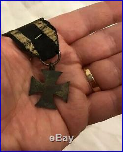 Original WW1 WWI German Iron Cross 2nd class With Pour Le Merite Blue Max Medal