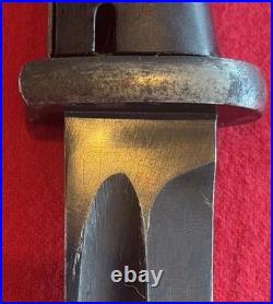 Original WW2 Era German K 98 Commercial, Unmarked Bayonet & Scabbard