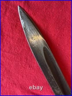 Original WW2 Era German K 98 Commercial, Unmarked Bayonet & Scabbard Original WW2 Era German K 98 Commercial, Unmarked Bayonet & Scabbard