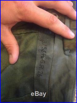 Original WW2 German Dot 44 Tunic And Trouser Set