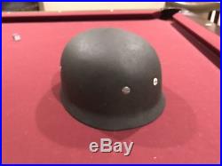 Original WW2 German Fallschirmjager Paratrooper Helmet And Hardware