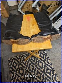 Original WW2 German Officer's boots, black