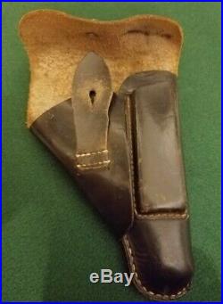 Original WWII German Leather. 32 Cal. Pistol Holster