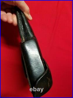 Original WWII Walther P-38 Hardshell Holster. Stamped ddk 43. Eagle WaA195