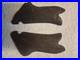Original WW 1/II P08 German Luger Checkered Pistol Wooden Grips