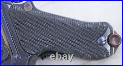 P08 Luger Grips Safety 1900 1904 1906 1900 P-08 Navy Artillery DWM Erfurt Mauser