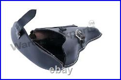 (PACK OF 10) WWII GERMAN LUGER P08 Hardshell Black LEATHER HOLSTER
