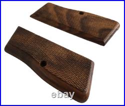 (PACK OF 15) WWII German Wood Check 9MM Grips for Browning Hi-Power High Power