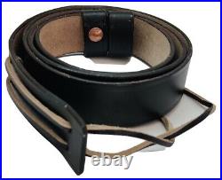 (Pack of 10)British WWI & WWII Lee Enfield SMLE Leather Rifle Sling Black