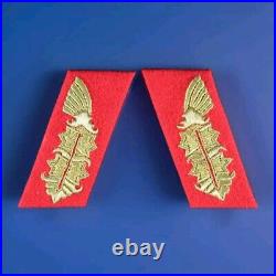 Pair of German World War II Style Army HEER General Collar Tabs
