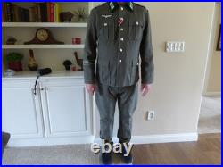 Panzer Grenadier Hauptman Uniform, Very Good Condition Size XL