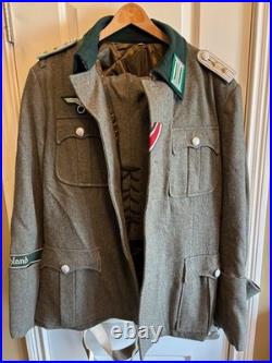 Panzer Grenadier Hauptman Uniform, Very Good Condition Size XL