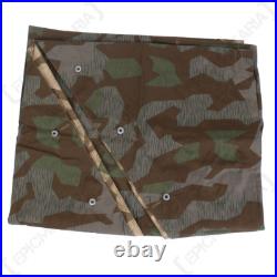 Planetree Camo Zeltbahn WW2 Repro German Army Military Camouflage Poncho Basha