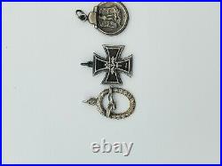 Post WW2 WW II German Luftwaffe miniature awards medals set Luftwaffe Iron Cross