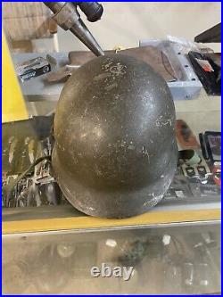 Post War german paratrooper helmet original (1950s Ish)