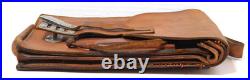 Pre-War 1936 German Ernst Kohnen Solingen M35 Brown Leather Military Map Case