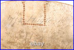 Pre-War 1936 German Ernst Kohnen Solingen M35 Brown Leather Military Map Case