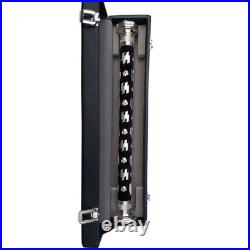Pure Silver Plated German Skull field Marshal's Baton with Box
