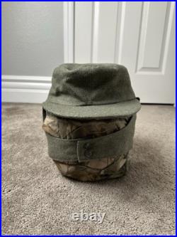 RARE 1943 Mens WW2 German M-43 Army Field Cap