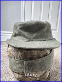 RARE 1943 Mens WW2 German M-43 Army Field Cap