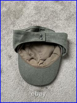 RARE 1943 Mens WW2 German M-43 Army Field Cap