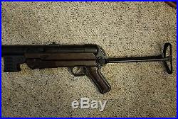 READ! WWII Schmeisser Submachine Gun MP 40 Airsoft Gun AEG Electric 350 fps