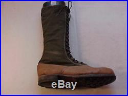 REPRODUCTION & VG Cond Afrika Korps 3rd Pattern Tall Desert Boots (Size 45)