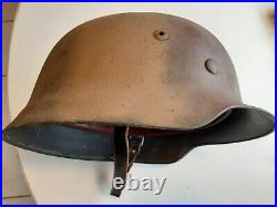 REPRO German Helmet WW2 Normandie Pattern Camo M1935 helmet SE68