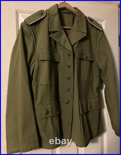 REPRO German WW2 WWII DAK AFRIKA KORPS M-1940 Tropical Olive Tunic 44 Reg