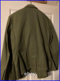 REPRO German WW2 WWII DAK AFRIKA KORPS M-1940 Tropical Olive Tunic 44 Reg