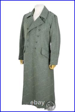 REPRO WWII GERMAN EM M40 FIELD Jacket WOOL GREATCOAT TRENCH COAT SIZE L