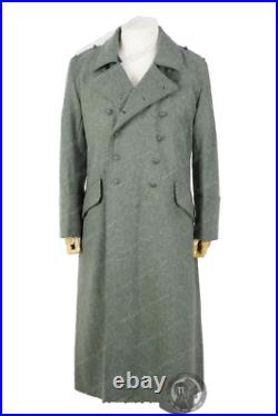 REPRO WWII GERMAN EM M40 FIELD Jacket WOOL GREATCOAT TRENCH COAT SIZE L