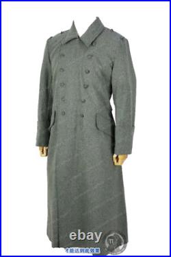 REPRO WWII GERMAN EM M40 FIELD Jacket WOOL GREATCOAT TRENCH COAT SIZE L
