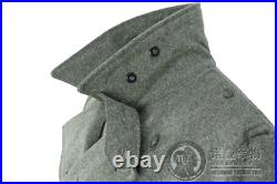 REPRO WWII GERMAN EM M40 FIELD Jacket WOOL GREATCOAT TRENCH COAT SIZE L