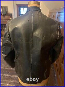 Rare Original Antique World War 2 German U Boat Kriegsmarine Leather Jacket