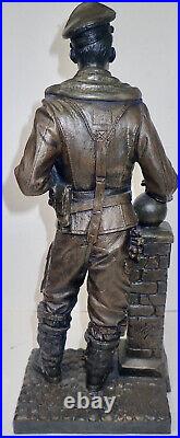 Rare Rick Terry Statue Eagle Editions 6/350 Adolf Gallant WWII Flying Ace 14 3/4