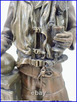 Rare Rick Terry Statue Eagle Editions 6/350 Adolf Gallant WWII Flying Ace 14 3/4