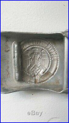 Rare WW2 German blut und ehre aluminum belt buckle