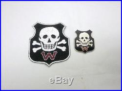 Rare WWII German Wehrwolf (Werewolf) Pin and Patch Reproduction