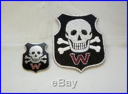 Rare WWII German Wehrwolf (Werewolf) Pin and Patch Reproduction