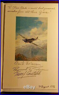 Rare-pilot Signed The Blond Knight Of Germany Signed By Erich Hartmann Wwii