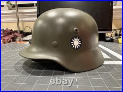 Refurbished WW2 M35 With Nationalist Chinese KMT Stencil Sz64 57cm Liner