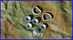 Replacement D-RINGs DISH BUTTONs German WWII Tornister Zelt BreadBag Pony Pack