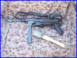Replica German WW2 Submachine Gun MP 40 Waffen SS MOVIE Prop Non-Firing REPLICA