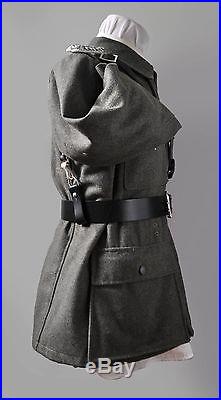 Replica ww2 german officer's black belt & cross strap