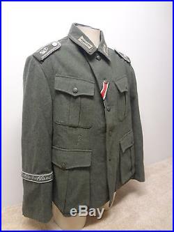 Repro German Army WWII Grossdeutschland GD NCO M40 Tunic Size Large 44